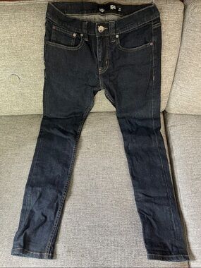 RSQ Men’s London Skinny Jeans in Deep Indigo Wash